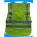 Orangenfarbenes Mesh-Hi-Visibility-Sicherheitsbekleidung